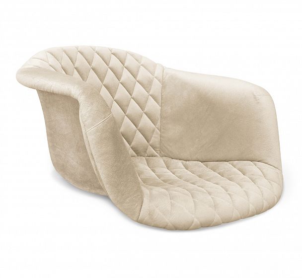 Стул полубарный Sheffilton SHT-ST31-C4/S94-1 кремовый/прозр. лак/черный муар - Вид 3