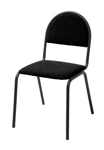 Стул Серна мод.СМ7/22 ткань Т-11 черный / каркас черный "Кресла эконом"  ТК-002030000864 черный - Вид 1
