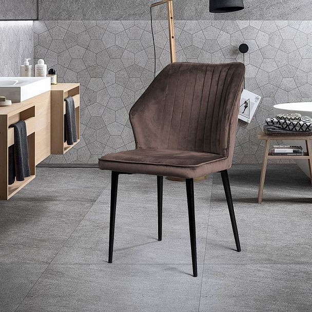 Стул Berg, бархат антрацит 14 - Вид 7