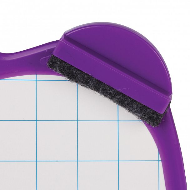 Доска двусторонняя маркерная A4 190х270 мм, БЕЛАЯ/КЛЕТКА, с маркером и стирателем, ЮНЛАНДИЯ, 236898 - Вид 5