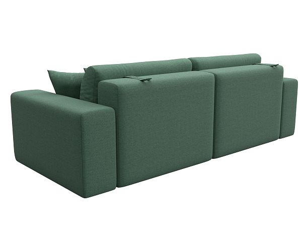 Диван прямой Лига-036 НПБ Классик Рогожка зеленый - Вид 6