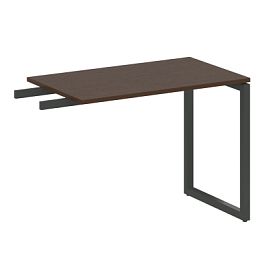 Metal System Quattro Приставной элемент на О-образном м/к 40БО.ПР-3 Венге/Антрацит металл 1000*600*750 - Фото предпросмотра