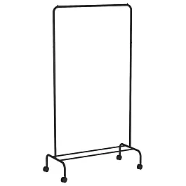 Вешалка для плечиков "Радуга-2", 1520х820х390 мм, передвижная, металл, черная, ВНП 299 Ч - Фото предпросмотра