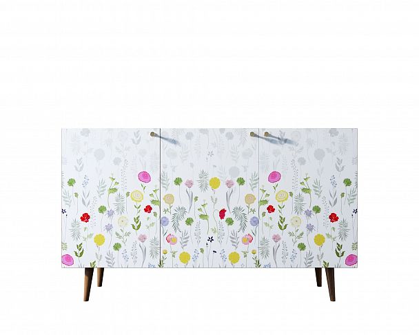 Комод "Berber" три дверки 07 принт - Вид 4