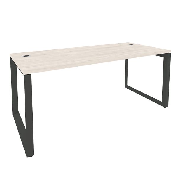 Onix Direct Стол рабочий руководителя на О-образном м/к O.MO-SRR-5.8 Денвер светлый/Антрацит металл 1780*800*750 - Вид 1