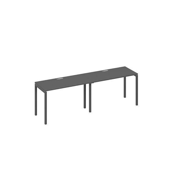 Станция на каркасе DUE 2х120 A4 А4 Б2 003-2 БП антрацит премиум / металлокаркас антрацит - Вид 1