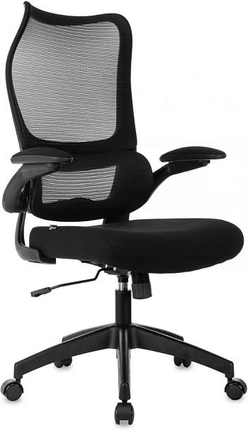 Кресло эргономичное Бюрократ Sigma 1 черный сетка/ткань крестов. пластик - Вид 1