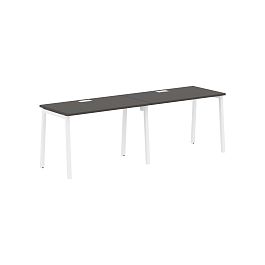 Стол 2-х местный ELWST 2367 Мокко/Белый 2326х670х750 EDIS - Фото предпросмотра