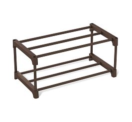Полка для обуви Sheffilton SHT-SR3-P коричневый/коричневый - Фото предпросмотра
