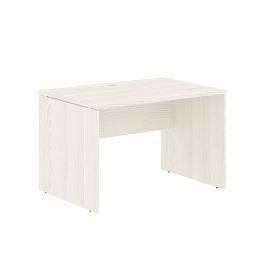 Стол прямой EDST 1180 Ясень Траун/Белый 1160х800х750 EDIS - Фото предпросмотра