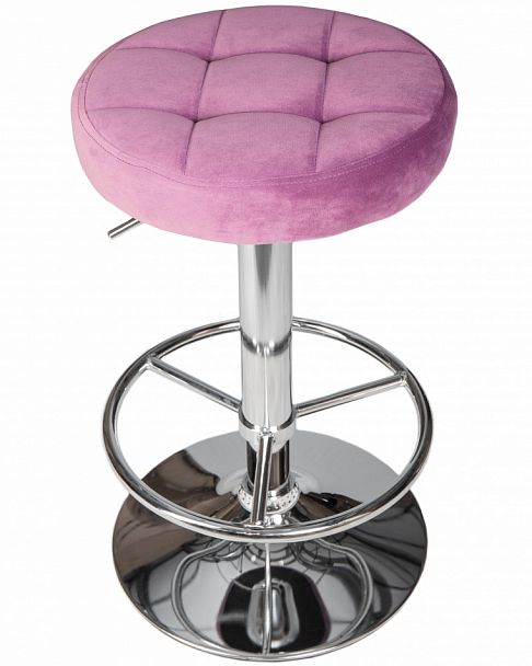 Табурет барный DOBRIN BRUNO (пудрово-сиреневый велюр (MJ9-52)) - Вид 2
