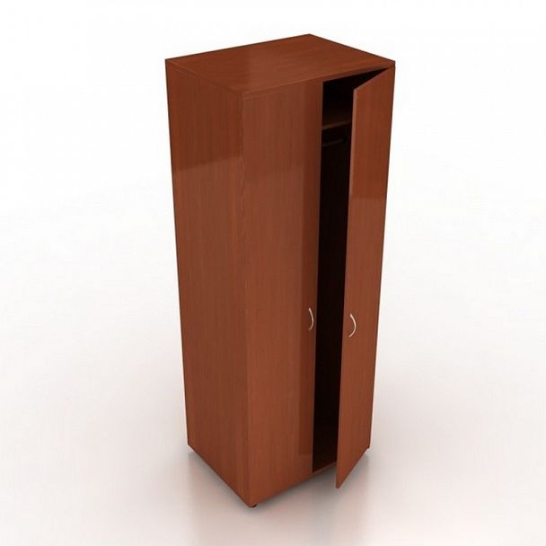 Шкаф для одежды Менеджер Ш-07+ДШ-01/02 орех - Вид 3