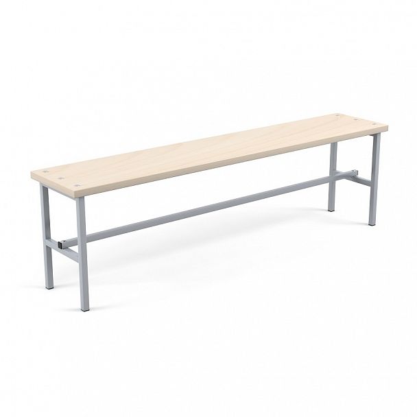 Скамейка с цельным сиденьем 1000 - Вид 1