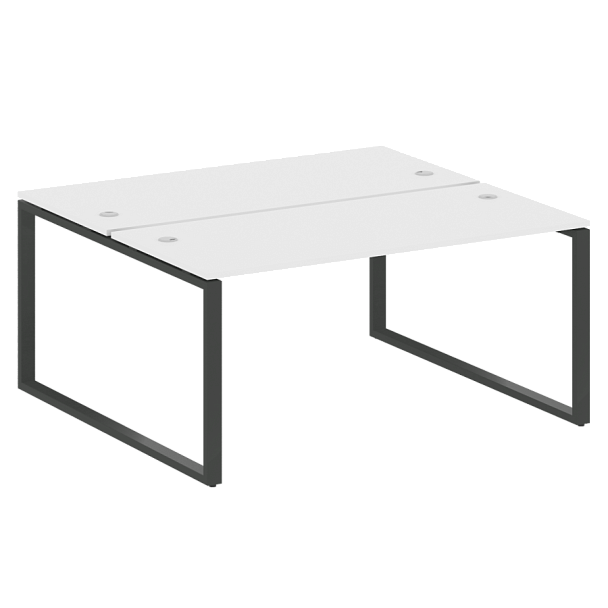 Metal System Р. ст. на О-образном м/к БО.РАС-СП-2.4 Белый/Антрацит металл 1600*1475*750 - Вид 1