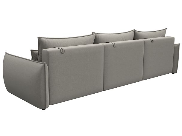 Диван прямой Лига-051 НПБ Лонг Рогожка бежевый - Вид 5