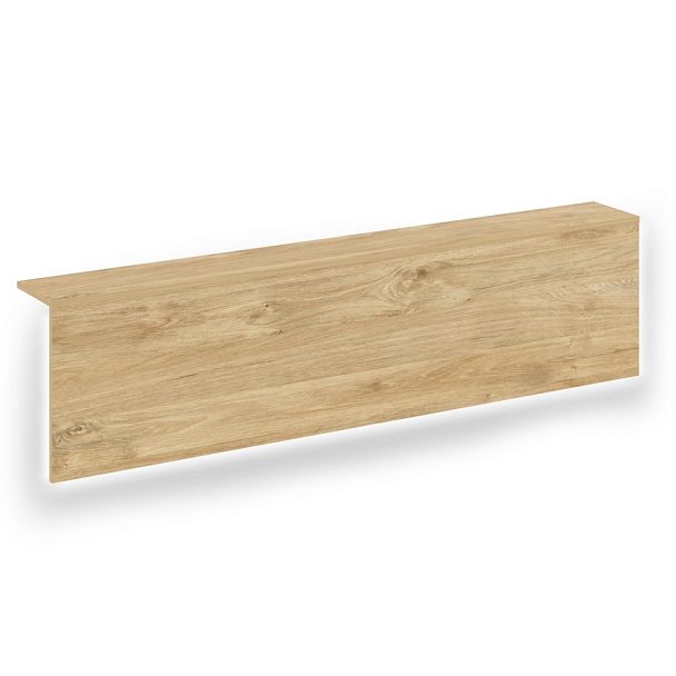 Накладка с подсветкой прямая высокая на 2 модуля "Onix" О.R-NP.V-158.2.S тиквуд светлый - Вид 1