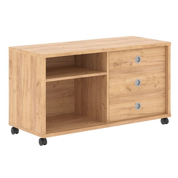 Тумба мобильная B 202 Дуб Бофорд с фолдингом 1200*500*660 BORN - Вид 1