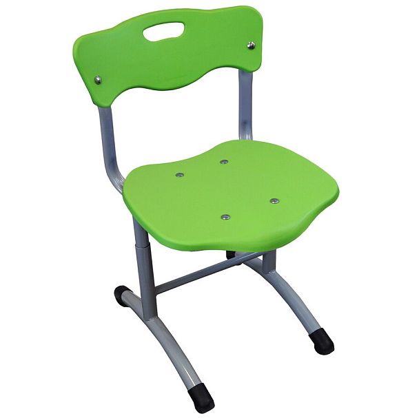Школьный стул Stand up (каркас гнутые ножки, пластик ITAL), зеленый, гр.2-5 - Вид 1