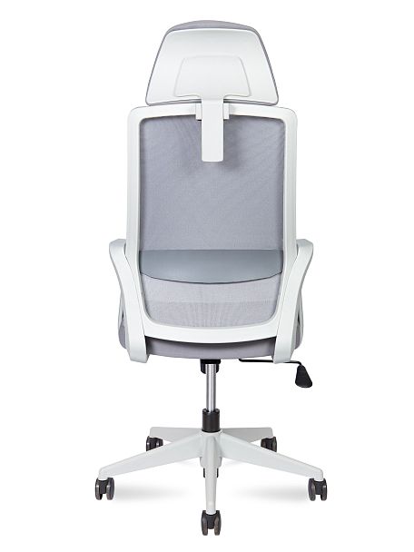 Кресло офисное / Pino grey / серый пластик / серая ткань / серая ткань - Вид 5