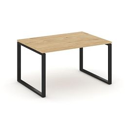 Стайл Проджект Стол переговорный SN-6O.SPRG-001.3 Тиквуд Светлый/Металл Черный 980*980*750 - Фото предпросмотра