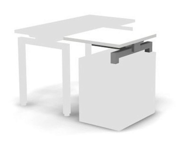 EUROPE/ЕВРОПА RE034-100х60 Стол приставной 1000x600x163 Белый - Вид 1