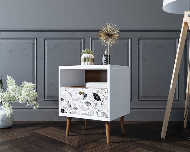 Тумбочка "Berber" с одним ящиком 9 принт - Вид 6