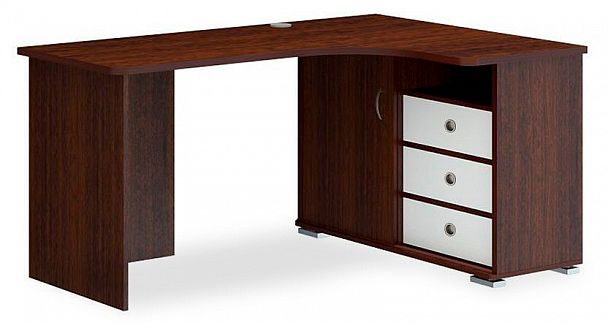 Стол письменный Домино СР-145С Белый/Венге правый - Вид 1