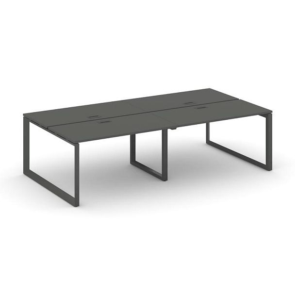 Style Project Next Рабочая станция двухсторонняя SN-59O.DRS-041 Антрацит/Металл Антрацит/Черный Заглушка 1960*1432*750 - Вид 1