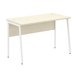 Стол прямой СП-2.1P Клен*/Белый 1200х608х755 IMAGO PLUS - Фото предпросмотра