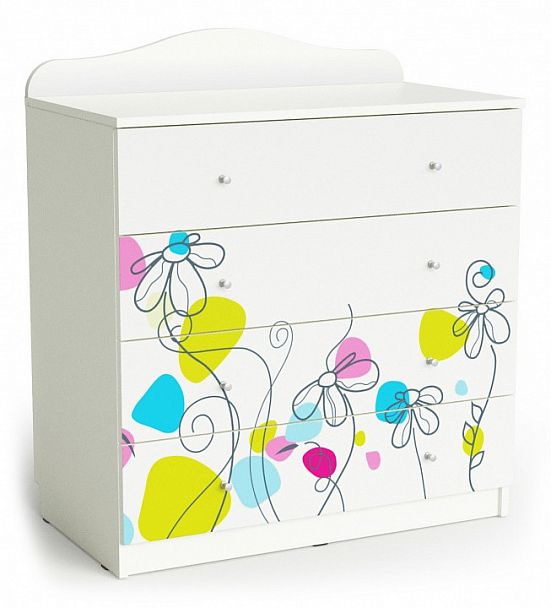 Комод Цветы - Вид 1