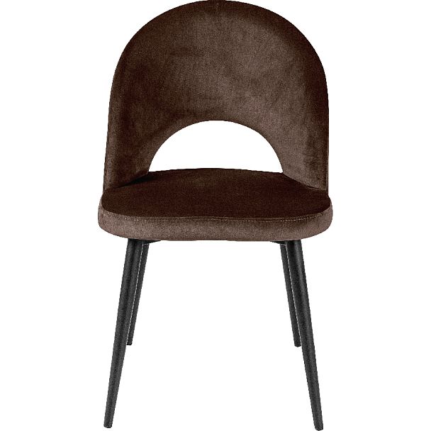 Комплект кухонных стульев Рэди коричневый велюр/черный, 2 шт. - Вид 2