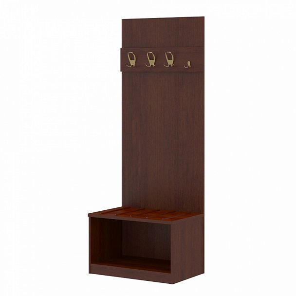 Полка багажная "Диана" ПК-ДН-ВШБ210х80-В1-34 миланский орех темный - Вид 1