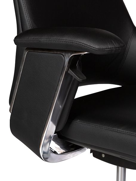 Кресло офисное York / черная кожа - Вид 6
