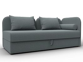 Тахта Лига-094 НПБ Рогожка серый - Фото предпросмотра