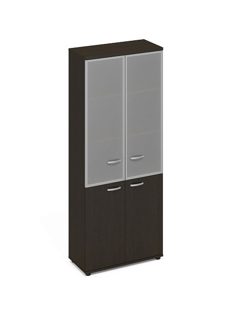 Шкаф со стеклянными дверьми в алюминиевой рамке A4 А4 9380 БП - Вид 1