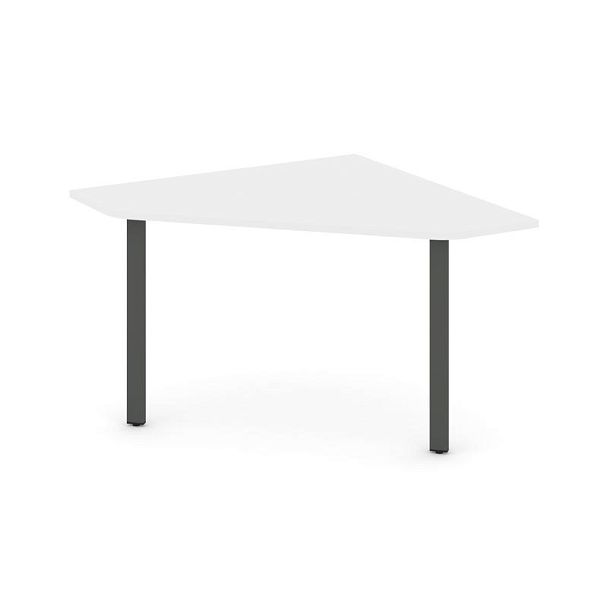 Стайл Проджект Угловой элемент перег. стола SN-6.UPRG-031 Белый/Металл Антрацит 1180*1180*750 - Вид 1
