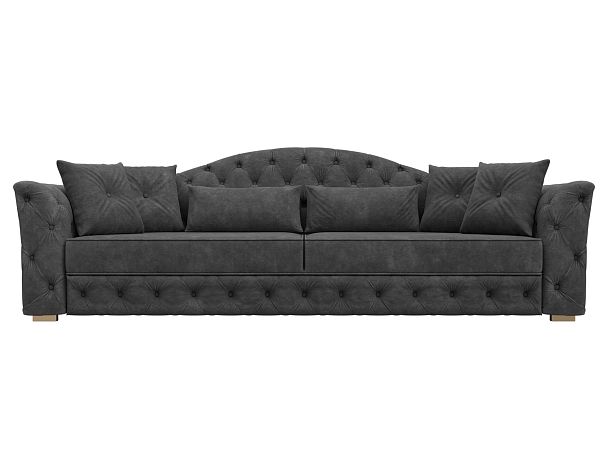 Диван прямой Артис Велюр серый - Вид 2