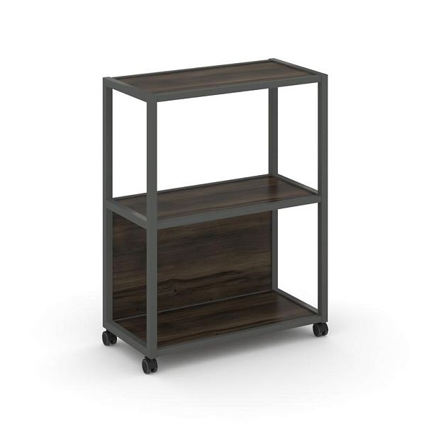 Shelf Mobile Стеллаж 3 уровня 1 секция VR.LT-STK-302.10 Дуб Мали/Металл Антрацит 1000*400*1046 - Вид 1