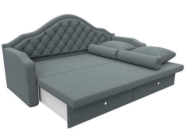 Диван детский прямой Сойер Рогожка серый - Вид 8