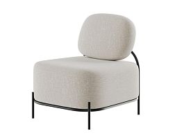 Jive Диван одноместный JVE-1 Сан 02/Металл Черный 670*720*770 - Фото предпросмотра