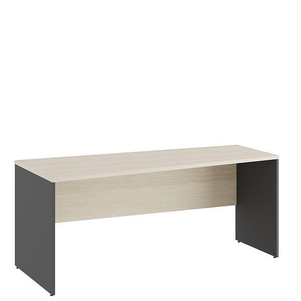 Стол трапеция левый Tess 180x80x75 дуб шамони светлый - Вид 1