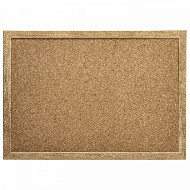 Доска пробковая для объявлений А3, 342х484 мм, ГАРАНТИЯ 10 ЛЕТ, BRAUBERG, 231990 - Вид 1