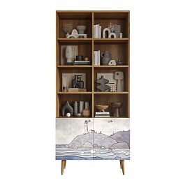 Стеллаж на комоде Berber арт BB44/Print_51 - Фото предпросмотра