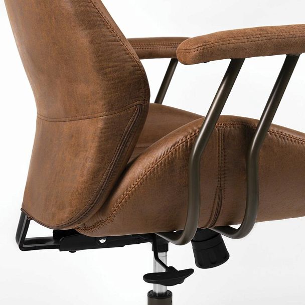 Кресло BRABIX PREMIUM "Texas EX-571", синхромеханизм, искусственная замша, светло-коричневый, 532942 - Вид 9