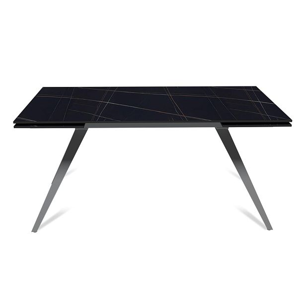 Стол раскладной Asti (160+40+40), керамика матовая Black Gold - Вид 2