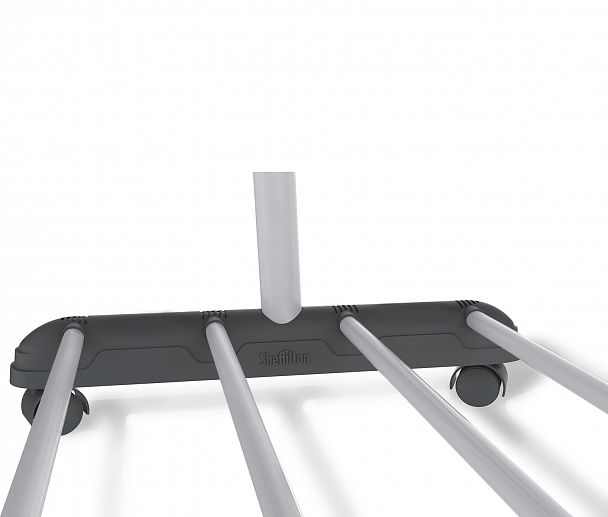 Вешалка гардеробная Sheffilton CH-4345 на колесиках т.серый/св.серый/хром - Вид 6