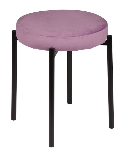 Комплект табуретов Кен, Confetti lilac/черный, 4 шт. - Вид 1