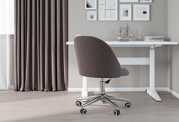 Кресло CHAIRMAN HOME 118, ткань велюр, серый - Вид 10