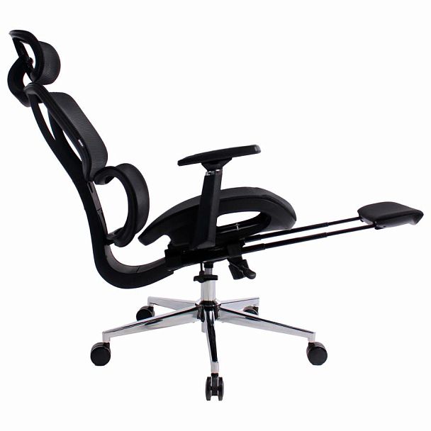 Кресло BRABIX PREMIUM "Evolution ER-700", подножка, слайдер, синхромеханизм, сетка, черное, 532947 - Вид 10