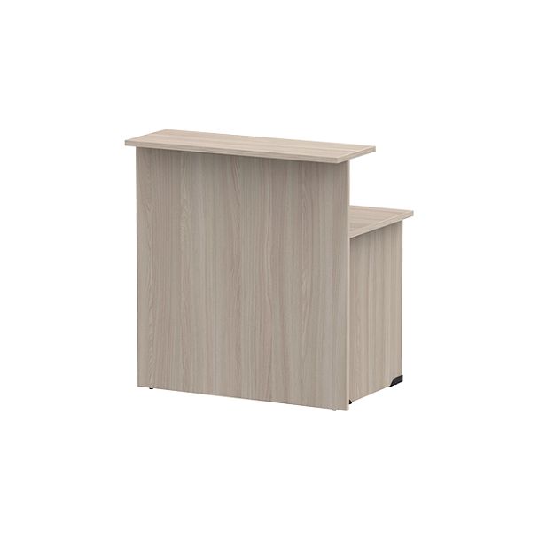 Стойка ресепшн прямая СР-100/60 ясень шимо светлый - Вид 1